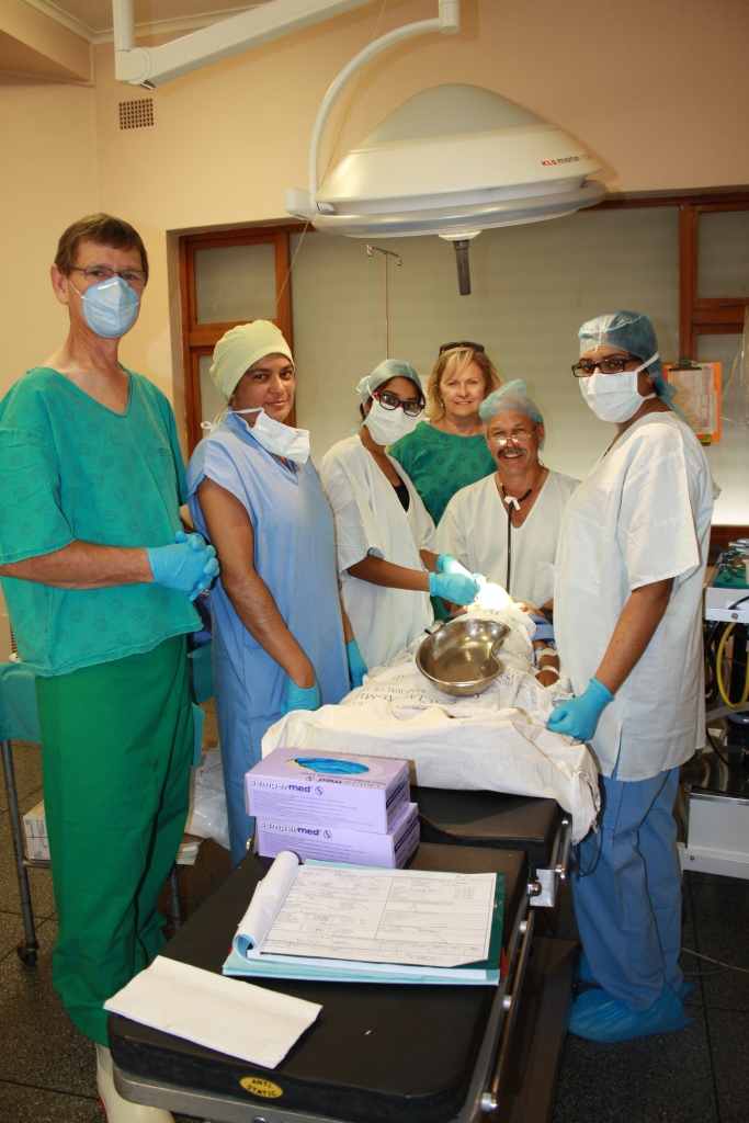 Theatre Staff at Montagu Hospital