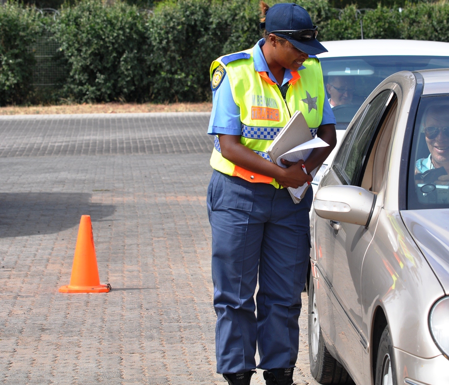 A K78 roadblock operation in Swellendam.