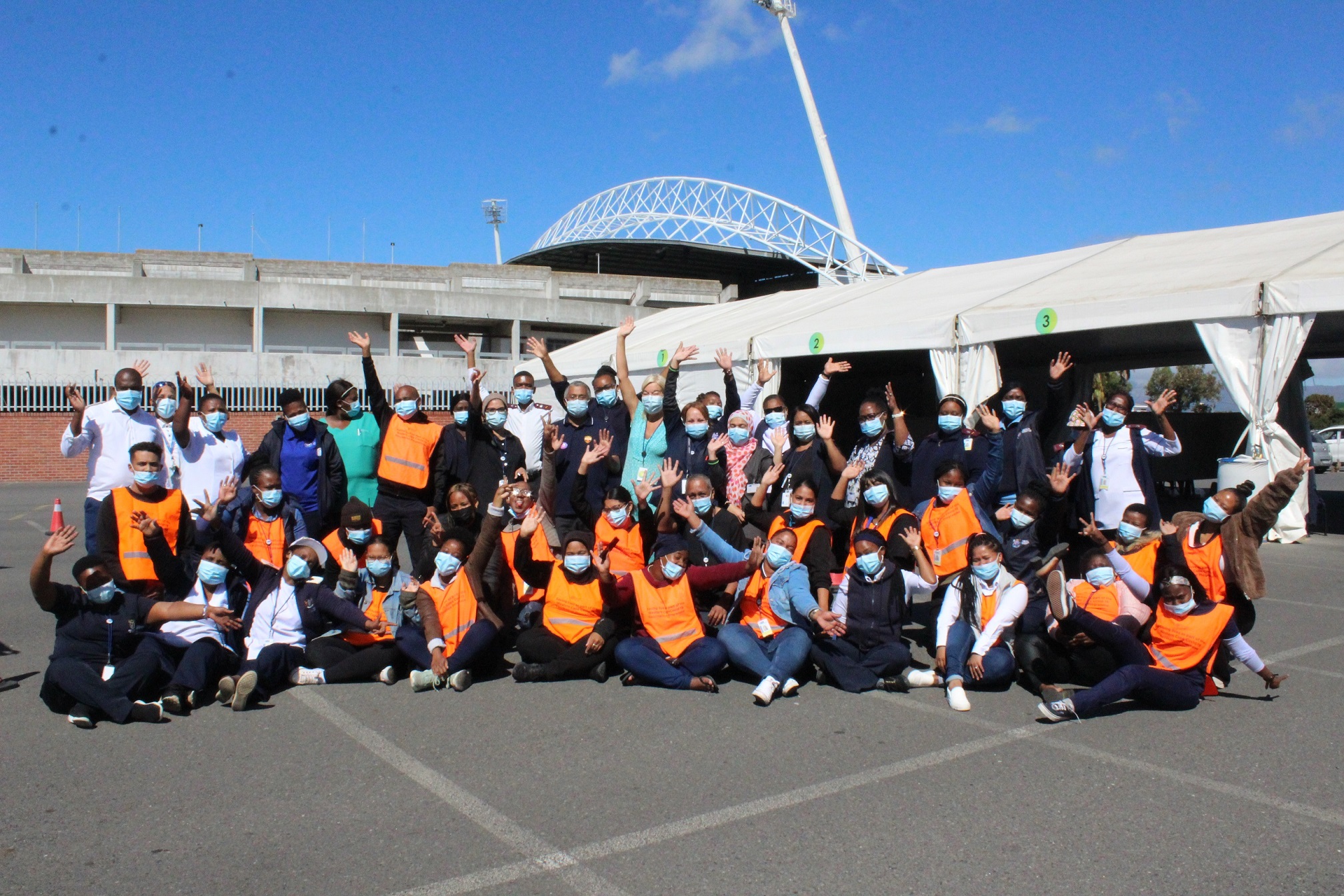 The Athlone Stadium Vaccination Team.