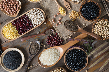 dried beans and pulses