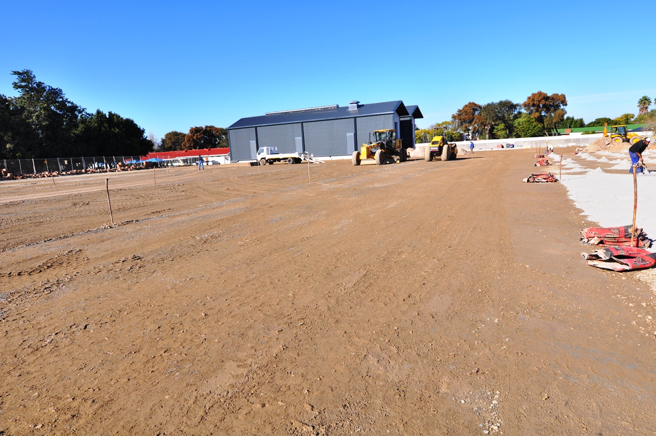 Construction on the new K53 track.