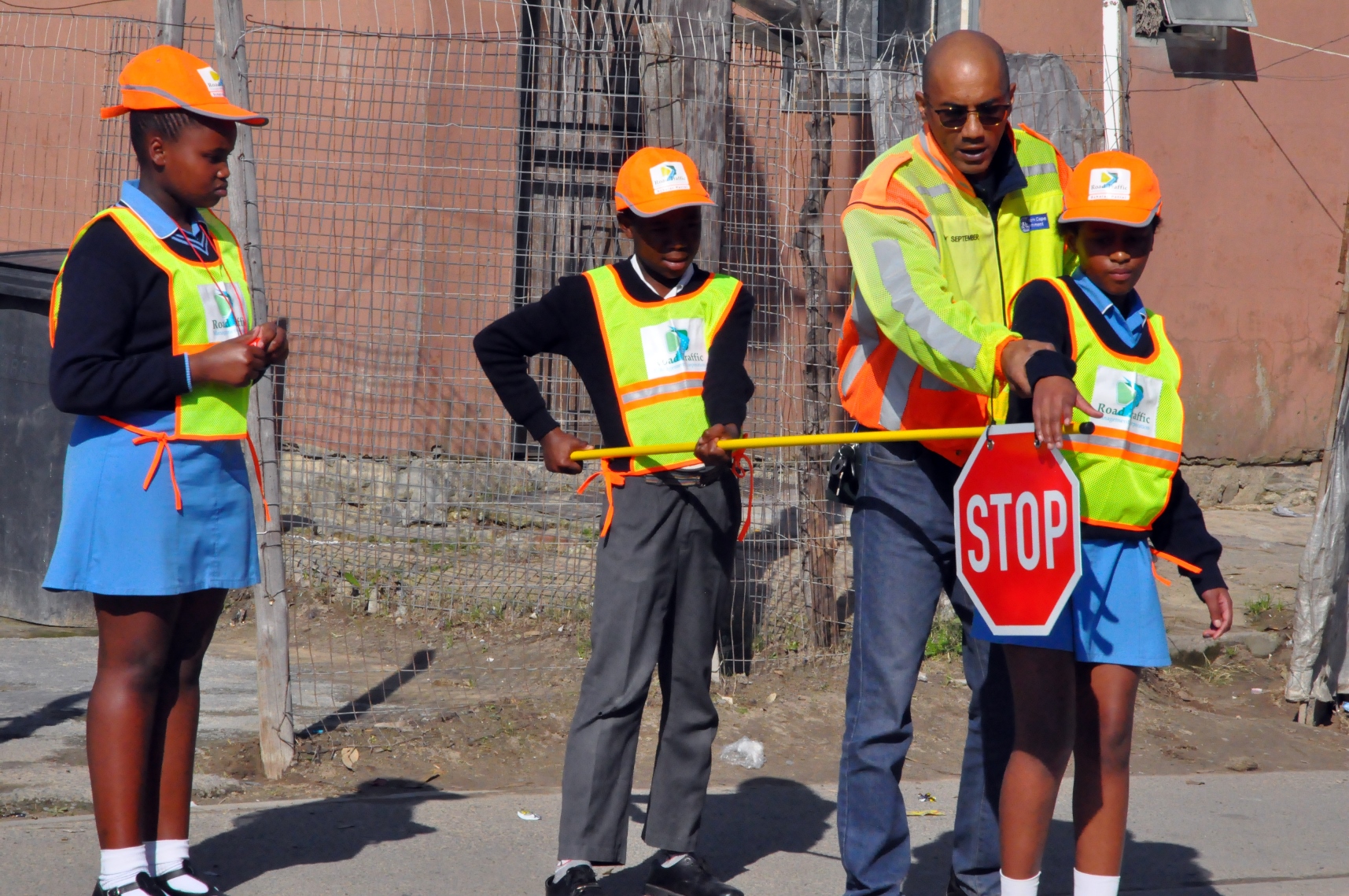 DTPW's Anthony September showing learning the ropes.