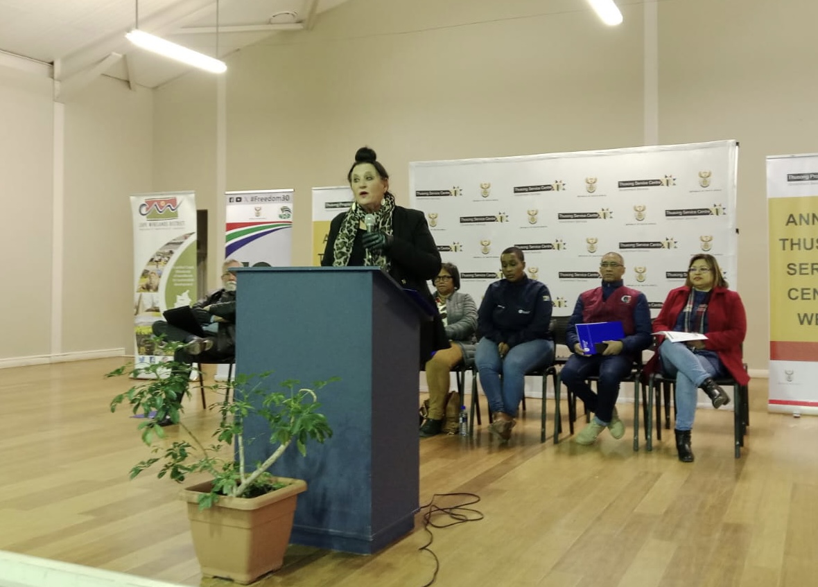 Empowering communities through connection: Ald. (Dr) Helena von Schlicht highlights the transformative impact of the Thusong Programme at the Cape Winelands District Municipality