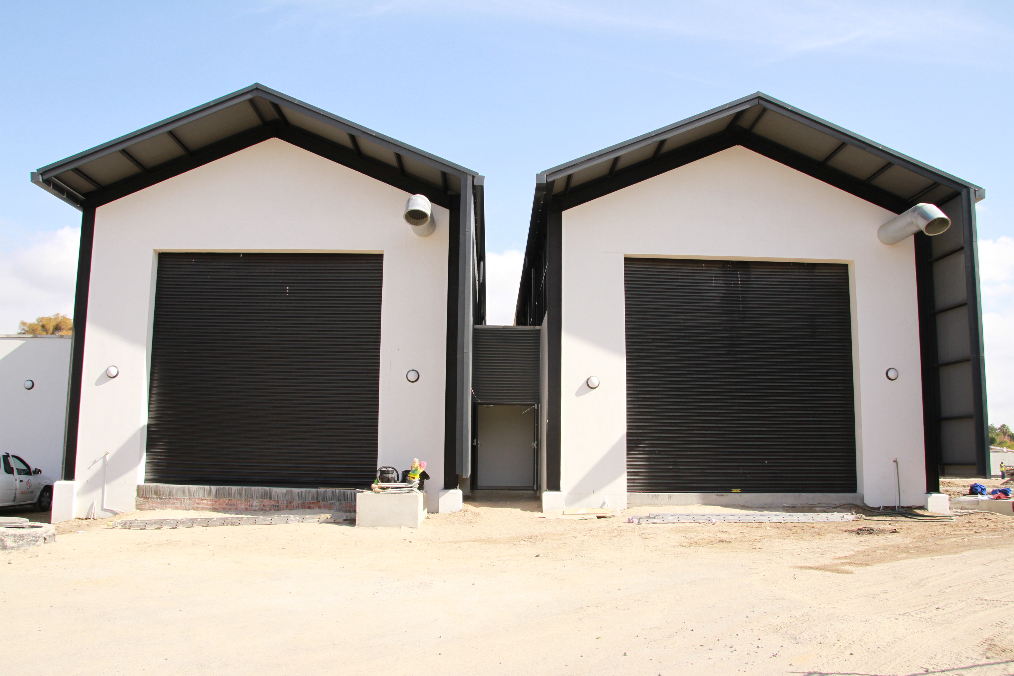 Front area entrance of the new pit.