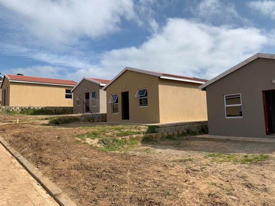 Golden Galley housing project in George