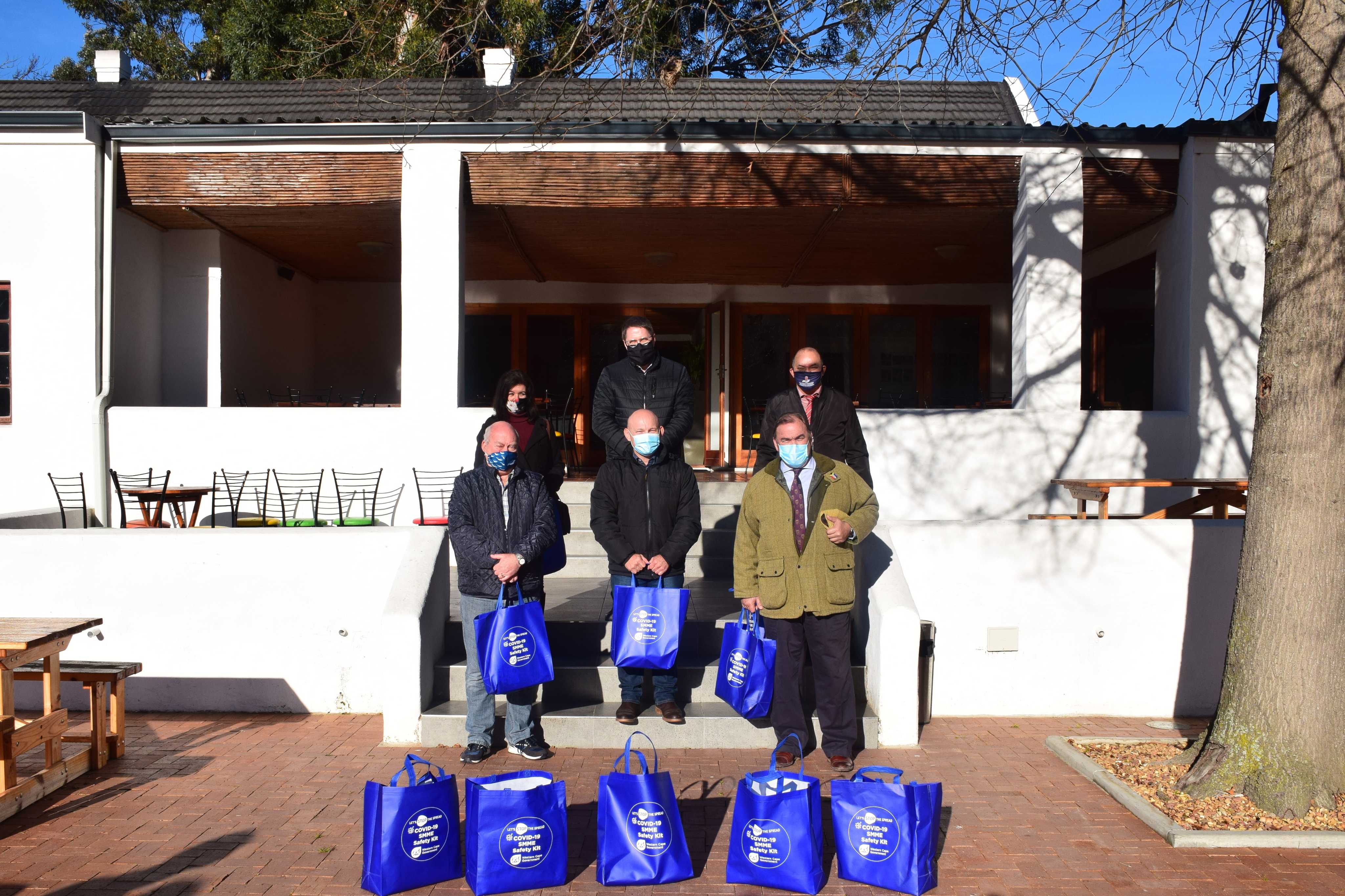 Minister Maynier hands over Covid-19 Business Safety Kits to Overberg municipalities