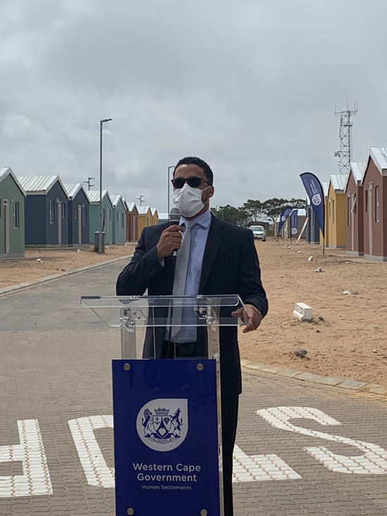 Western Cape Minister of Human Settlements Tertuis Simmers