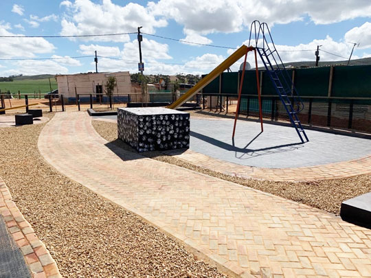 Sibanye informal settlement Play park