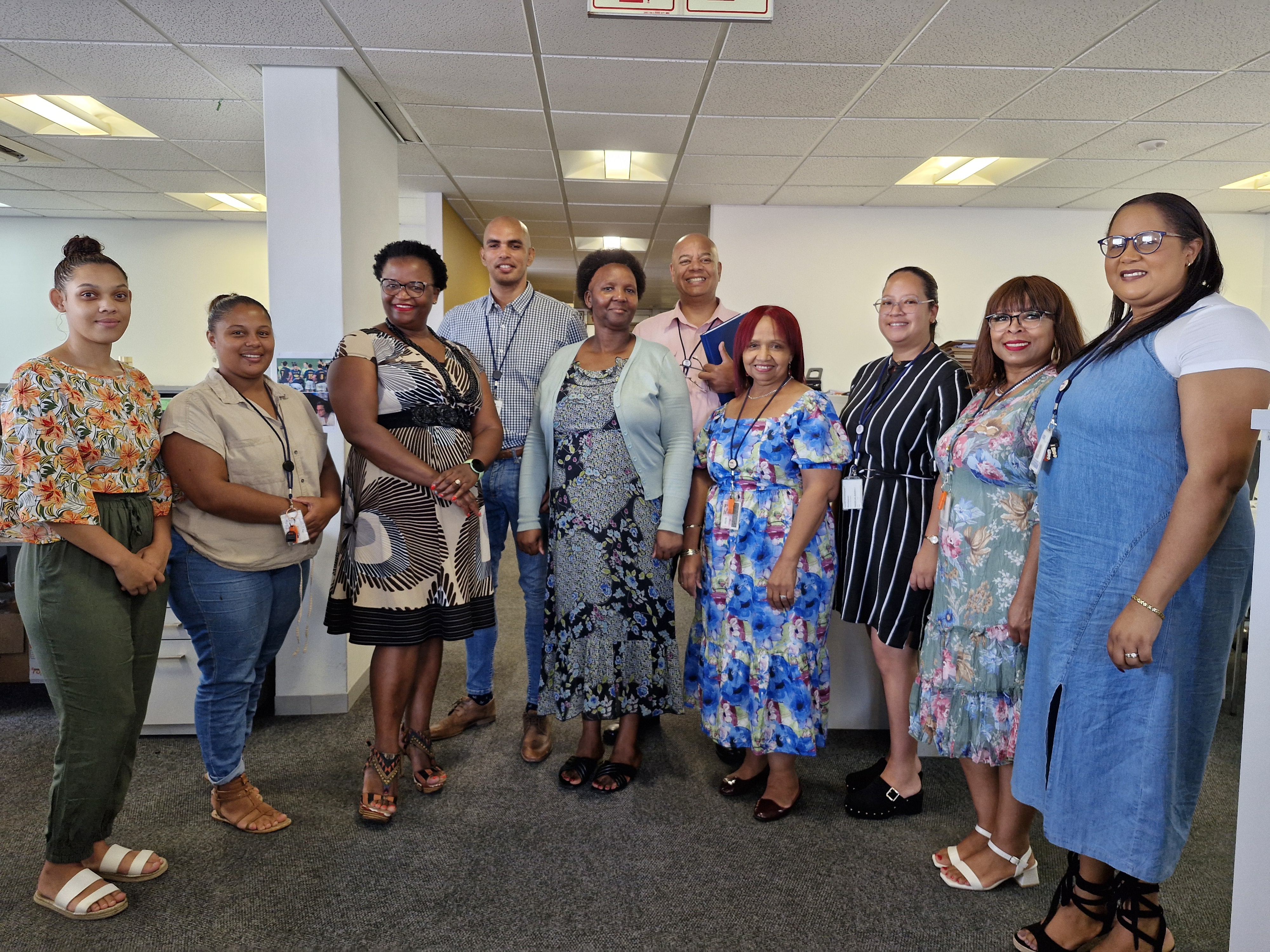 Elsies River Service Delivery Area DSD Team (Gavin Barkley, Social Work Supervisor is in the back row in the pink shirt)