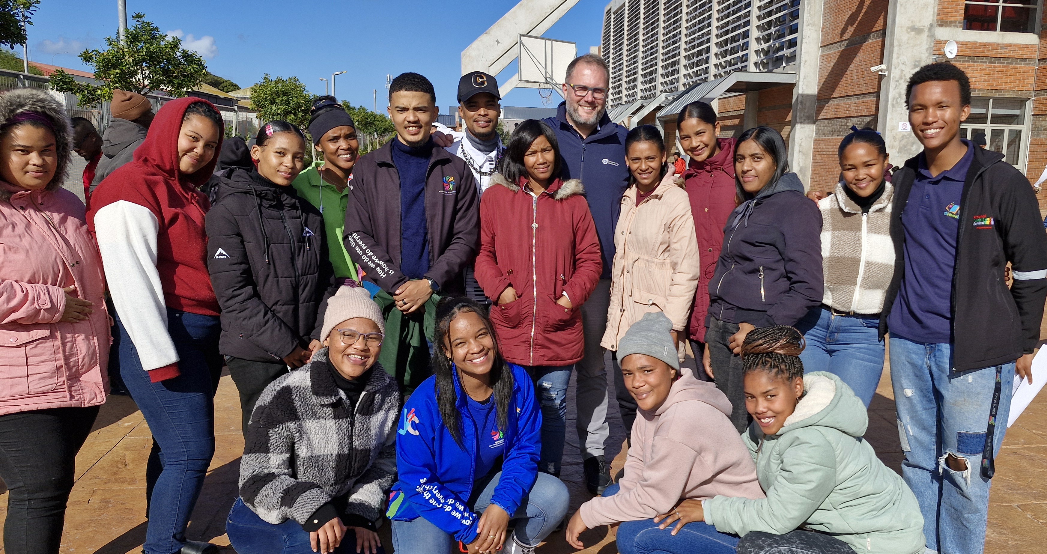 Group photo of Minister Jaco Londt with attendees at the Provincial Youth Expo