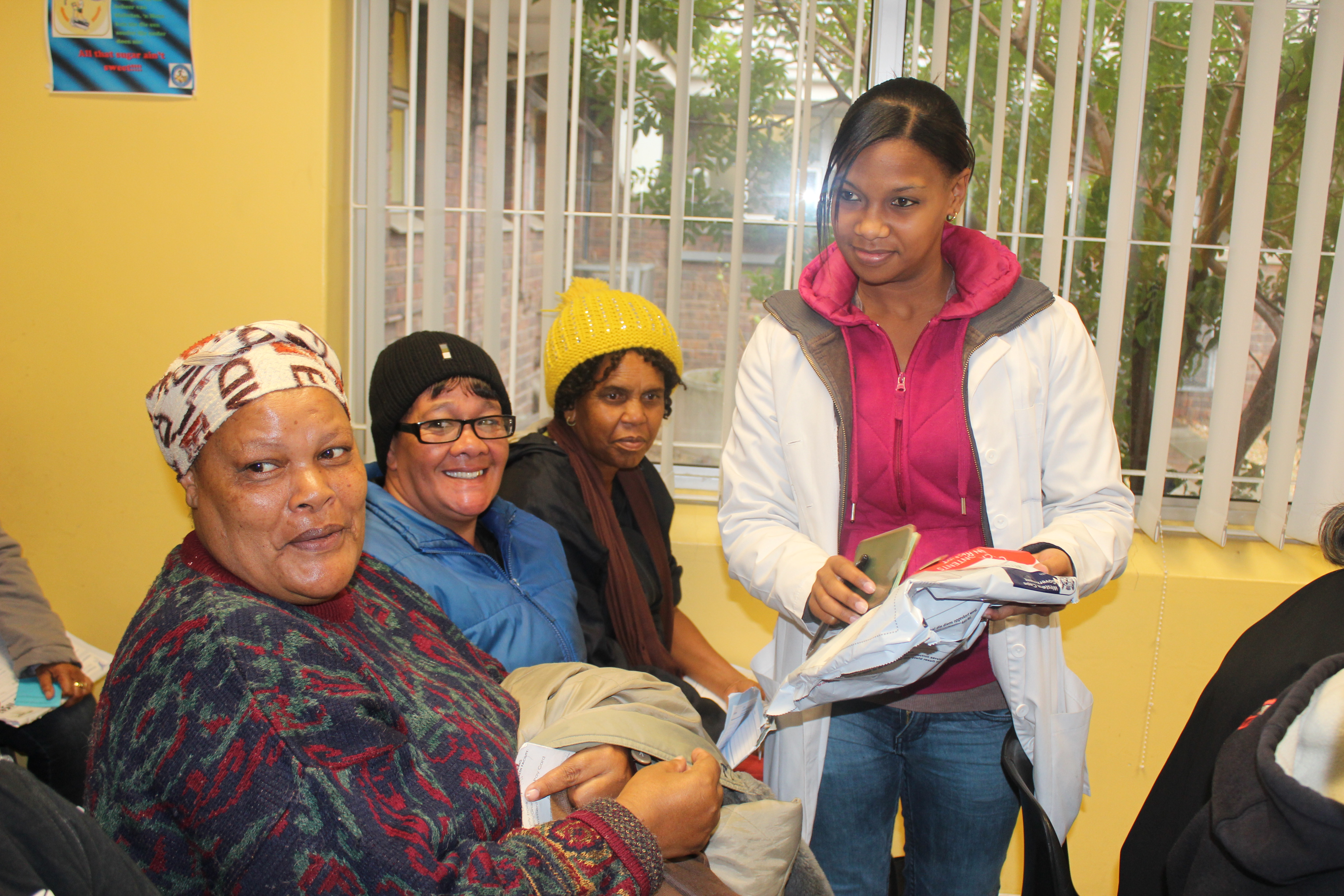 Daniell Varrie - Pharmacist Assistant, handing out medication to clients