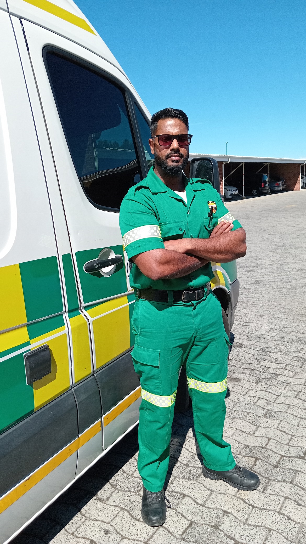 Joshua Pillay from EMS in Lentegeur