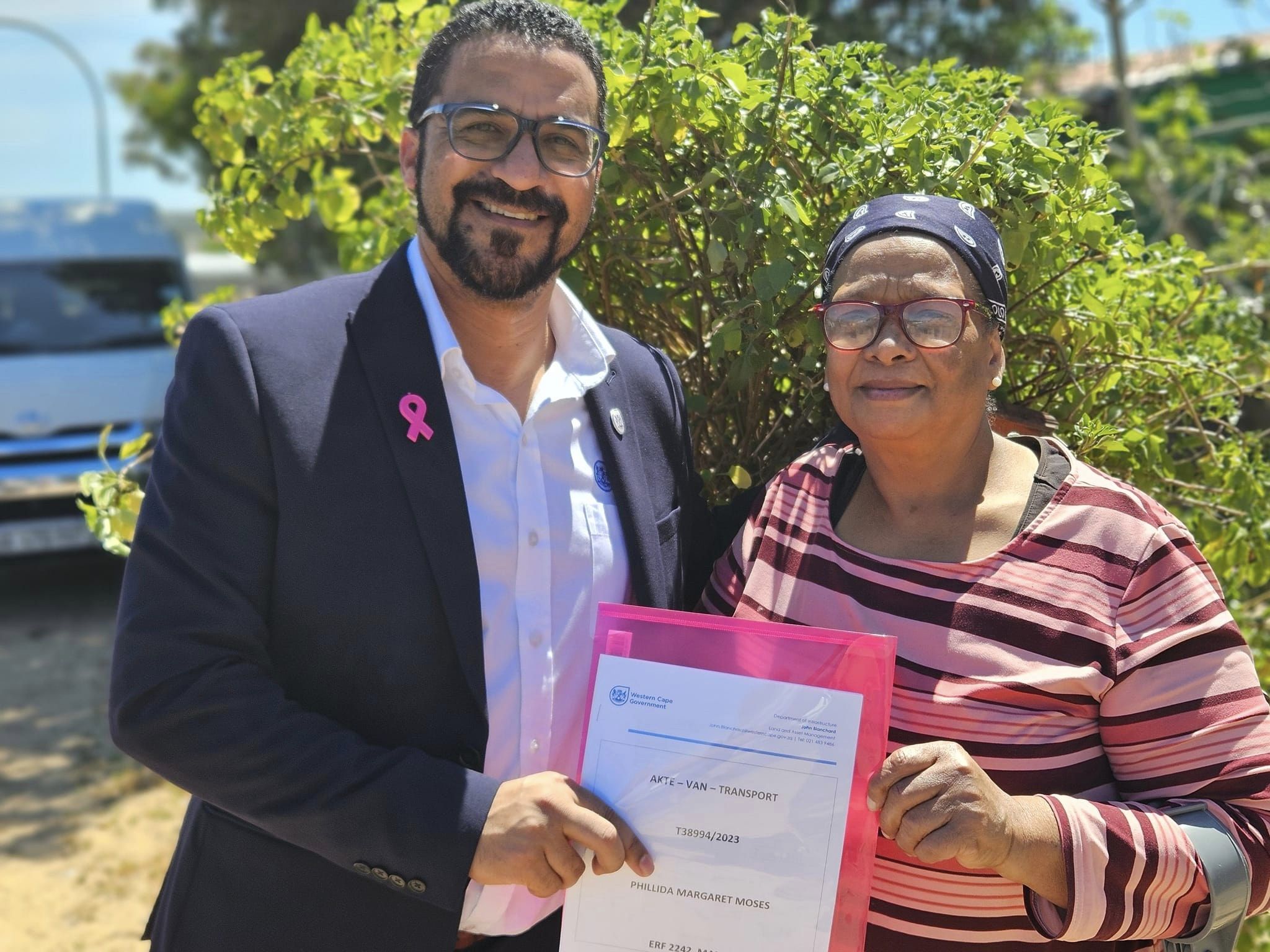 Mamre Title Deeds Handover