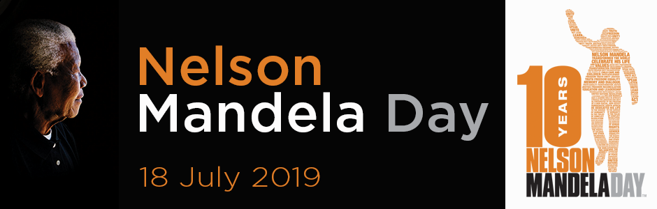 Nelson Mandella day banner