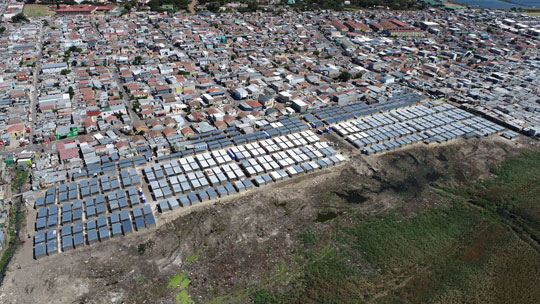 Masiphumelele aerial view