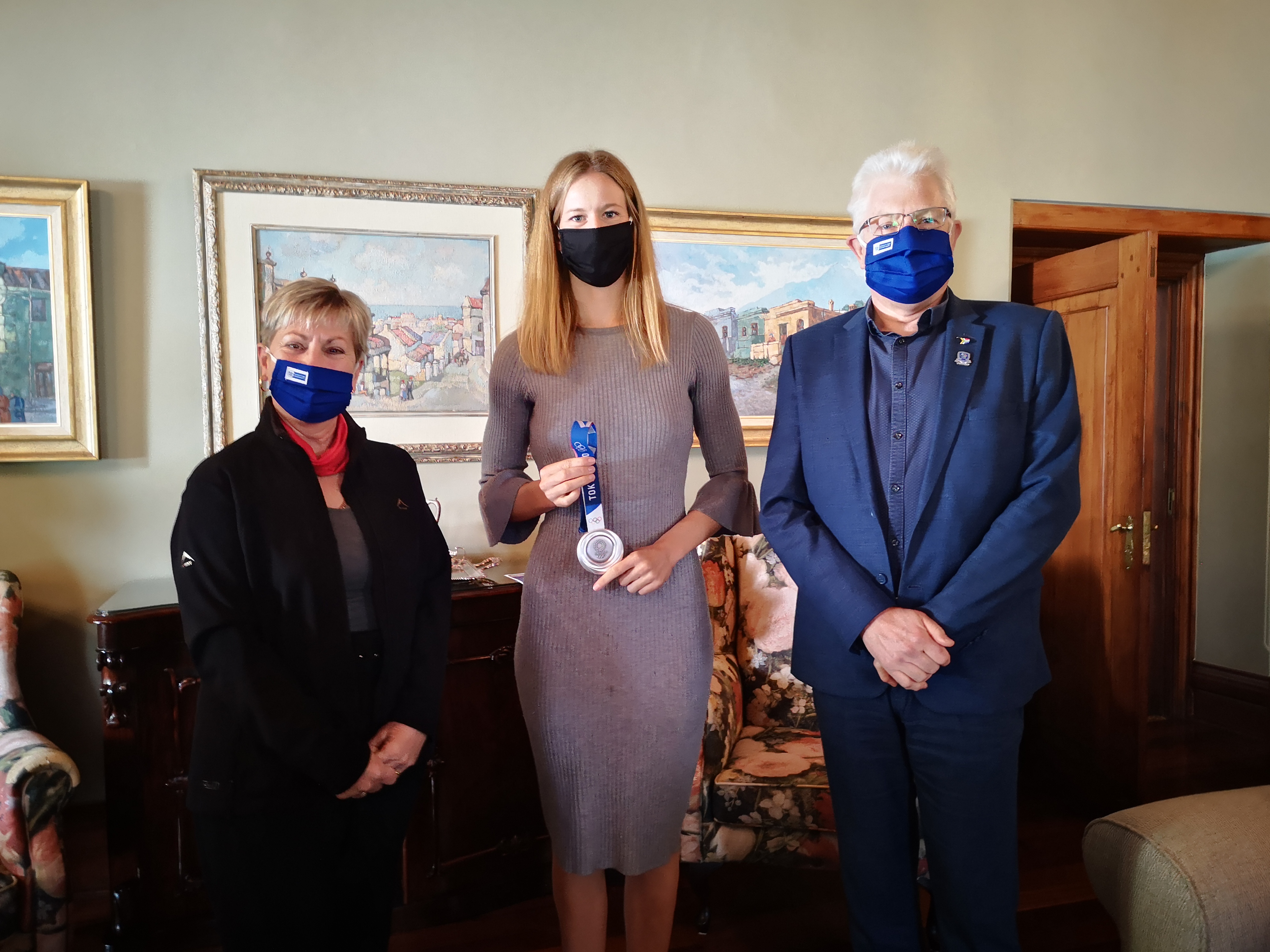 Minister Marais, Bianca Buitendag, and Premier Winde