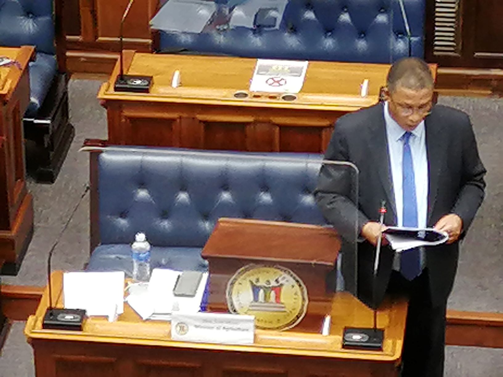 Minister Meyer delivering the Western Cape Agriculture budget address