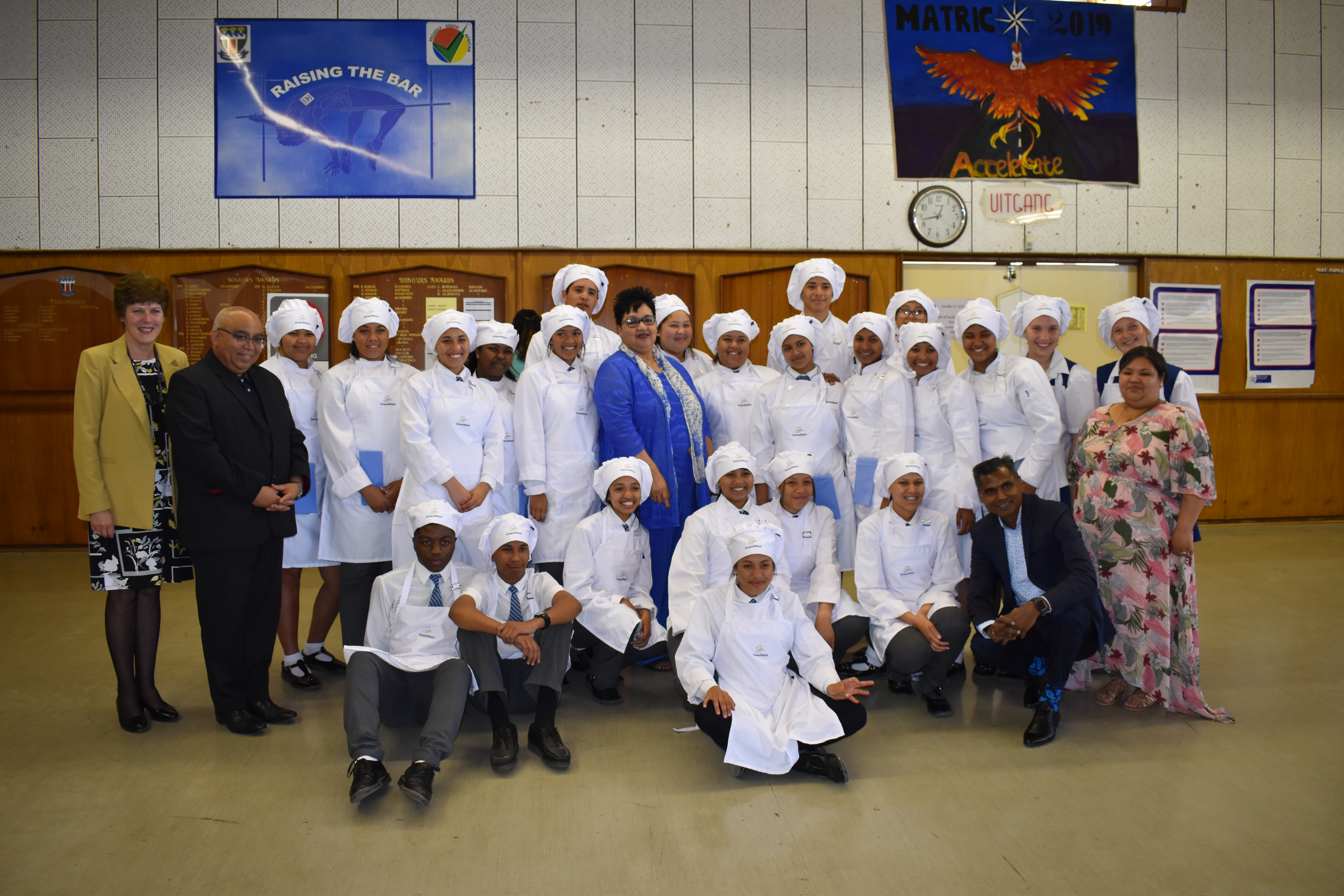 Muizenberg openig of the school kitchen 