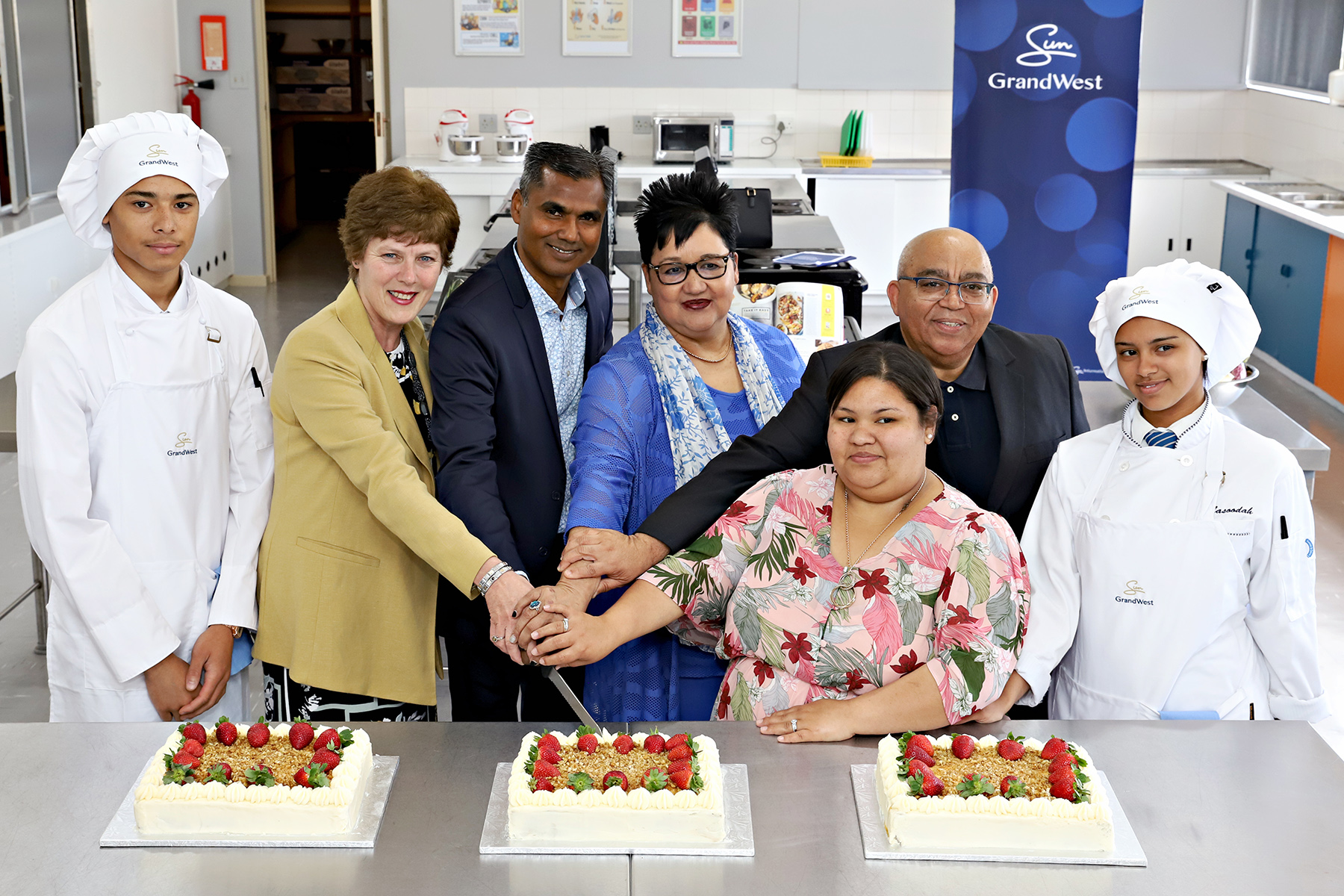 Opening of school kitchen