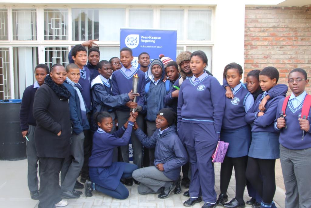 Oudtshoorn learners at the Road to Albertinia event