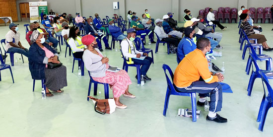 Overstrand Emerging Contractors with Minister Simmers