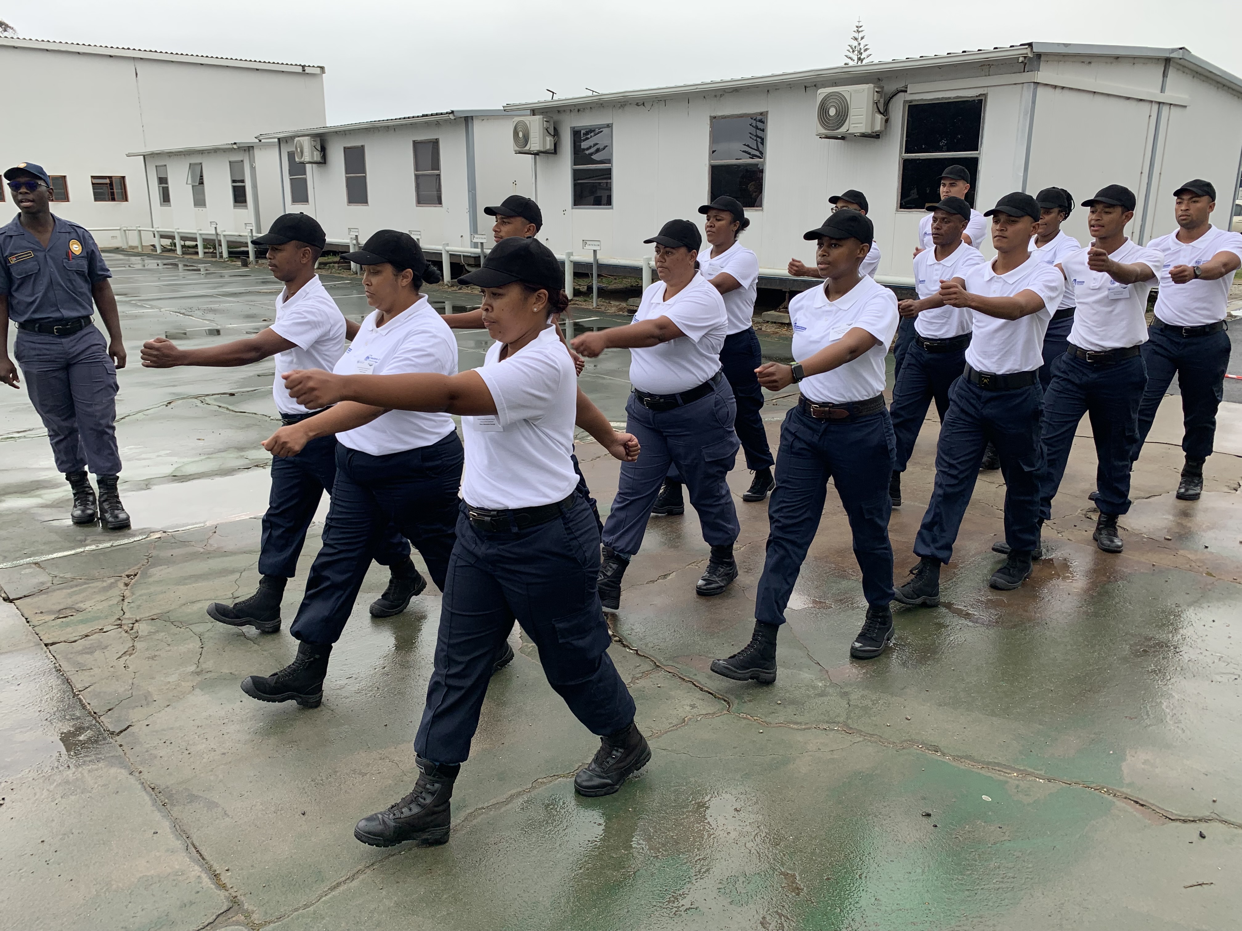 Overstrand Peace Officers drilling