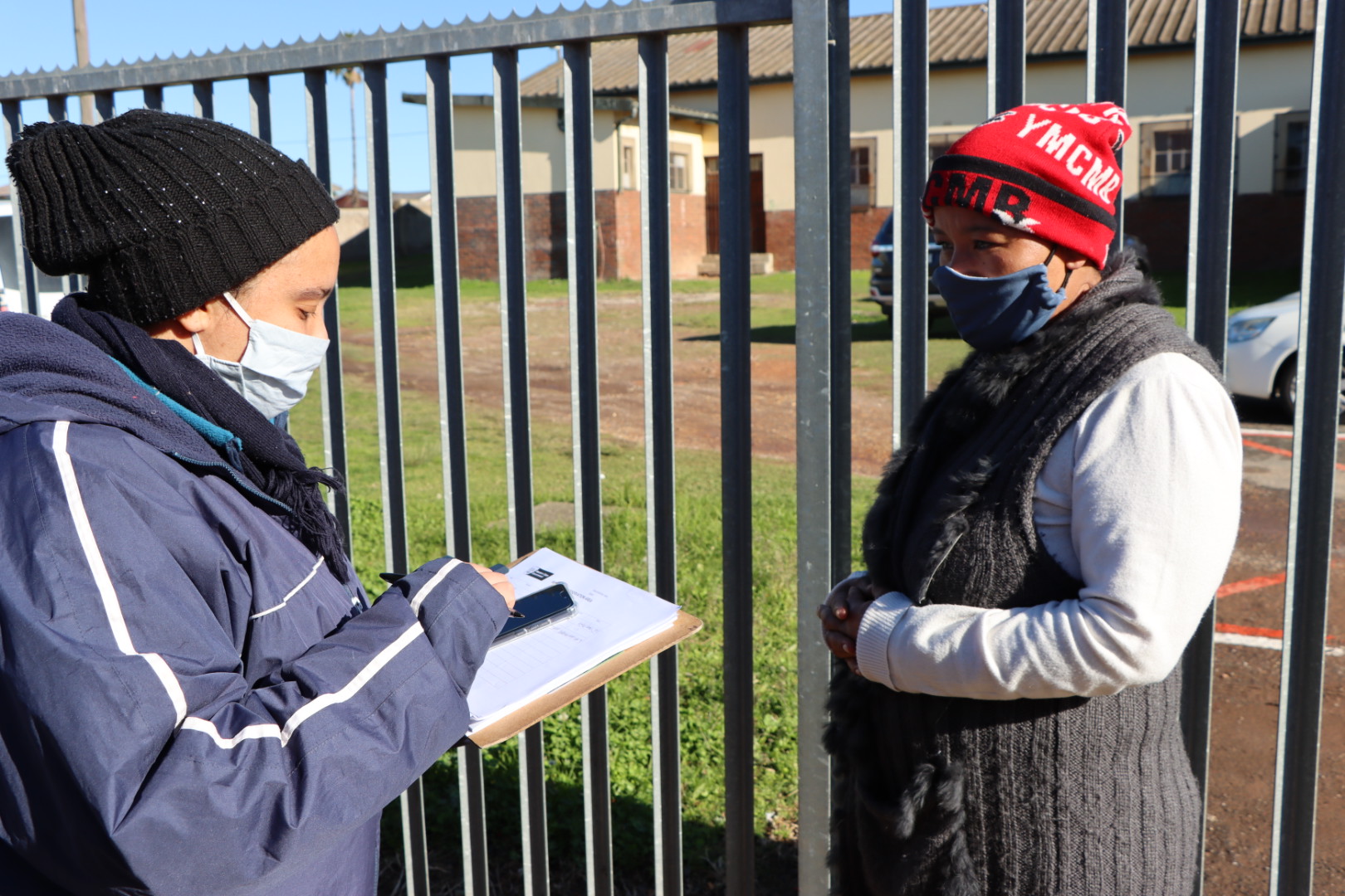 Community Health worker assisting