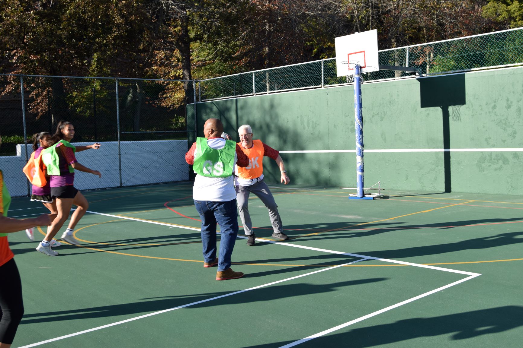 Premier Winde in action against DCAS HOD Guy Redman.