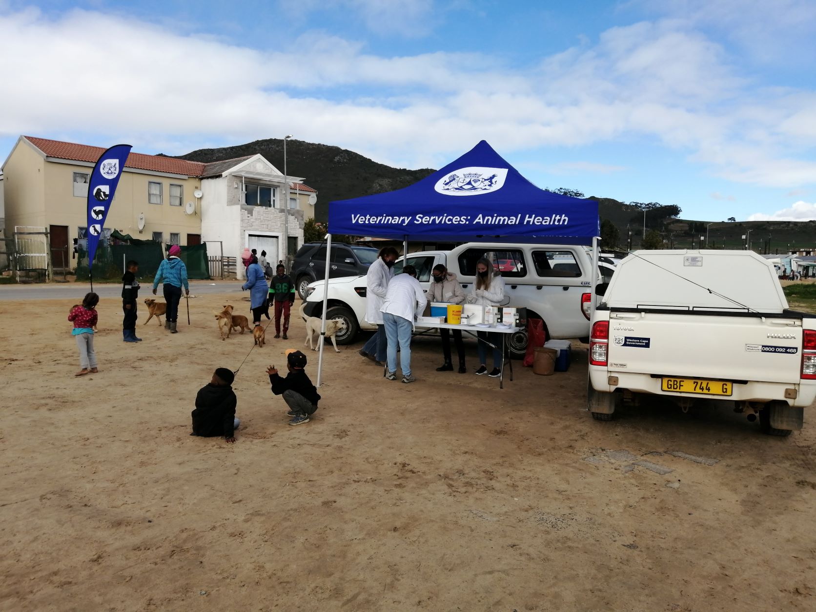 Rabies Vaccination site in Klapmuts