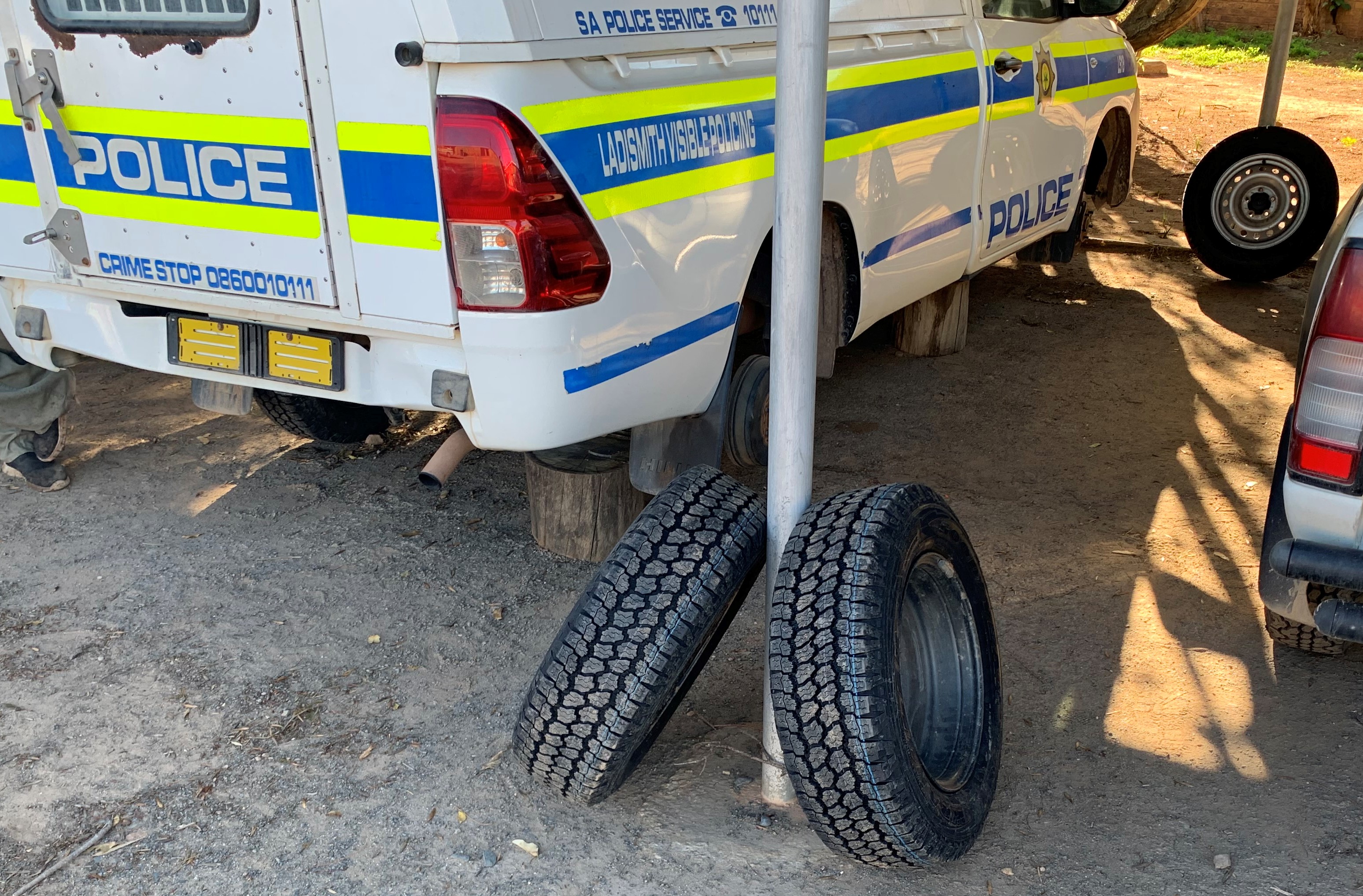 SAPS Vehicle in Kannaland 