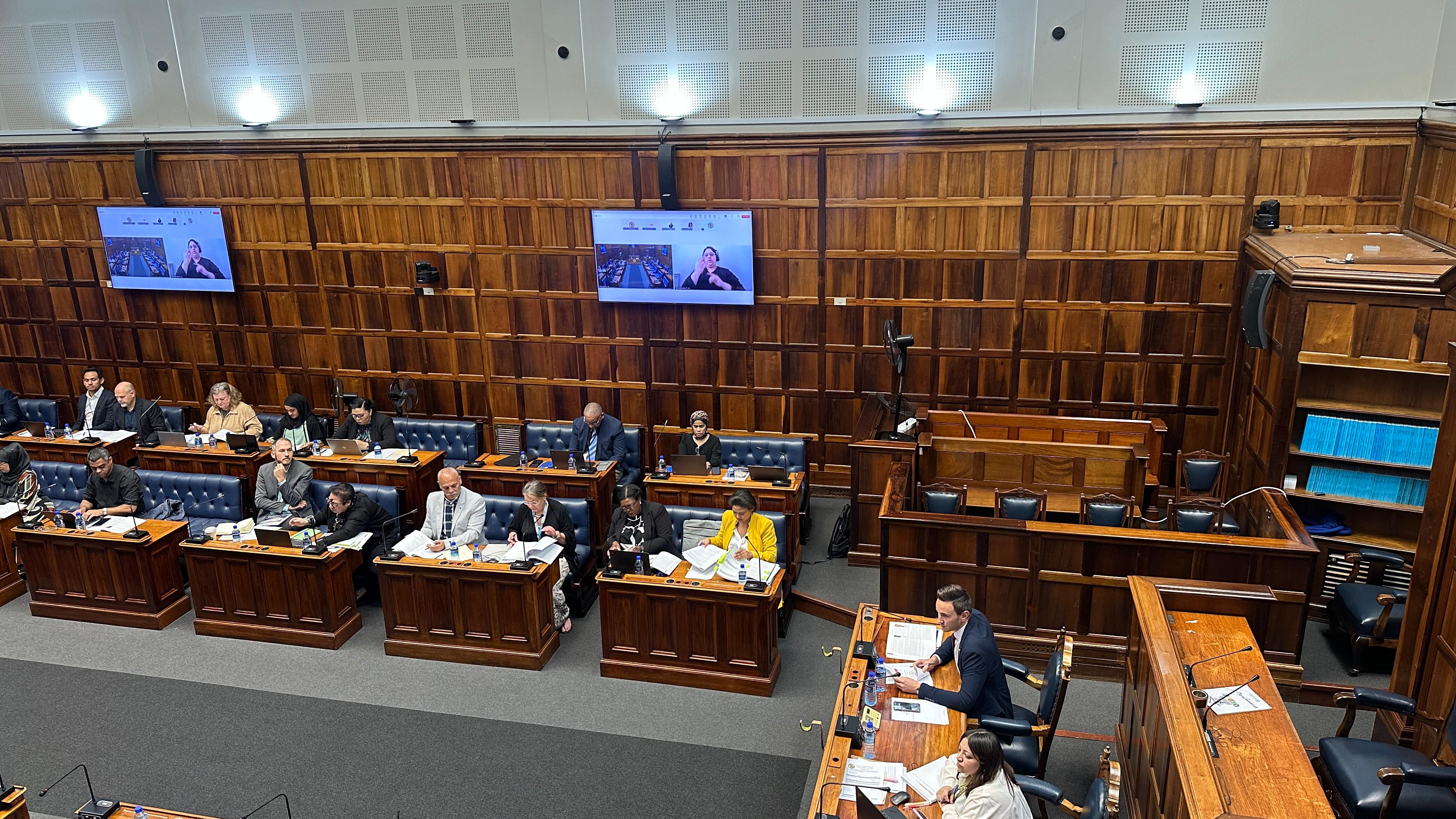 Minister Baartman before the Standing Committee on Finance