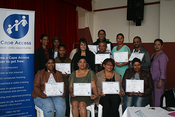 Slangrivier e-Centre graduating group 2