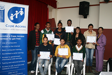 Slangrivier-e-Centre graduating group 4