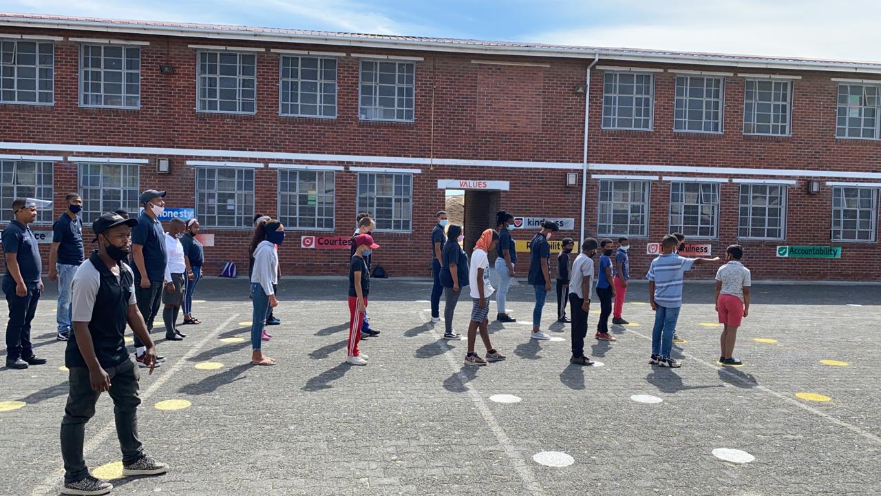 Sports activities at Cascade Primary School