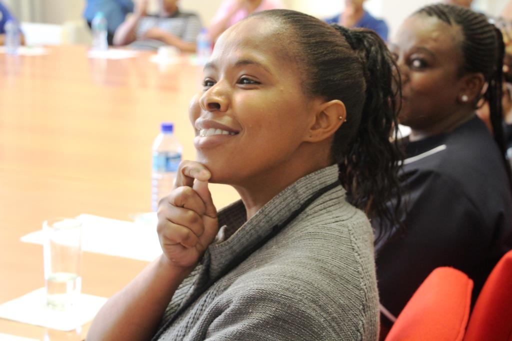 Staff learning the basics of Sign Language