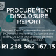 Procurement Disclosure Report 2020