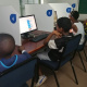 Learners using the Greyton eCentre facility