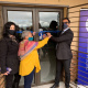 L – R: Executive Mayor Christelle Vosloo, local Ward Councillor, Alderwoman Pearl Stanfliet and Western Cape Minister of Human Settlements, Tertuis Simmers