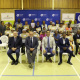 L-R: Councillor Charles Henn, Executive Mayor Schalk van Eeden, Minister Simmers and Councillor Lungani Gxowa