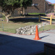 One of the obstacle courses created by the WCRC rehabilitation team for persons with disabilities to steer their wheelchairs in difficult terrain.