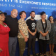 From left: Ms. Margy Jaftha, Speaker of Prince Albert District Municipality, Mr. Aldrick Hendricks, Municipal Manager for Prince Albert District Municipality, Ms. Jacquet, Mayor of Prince Albert District Municipality, Mr. Reagen Allen, Minister for Police