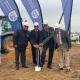 L-R:  Deputy Mayor Raymond Ross, Minister Tertuis Simmers, Executive Mayor Paul Swart and Ward Councillor Dirk Jantjies 