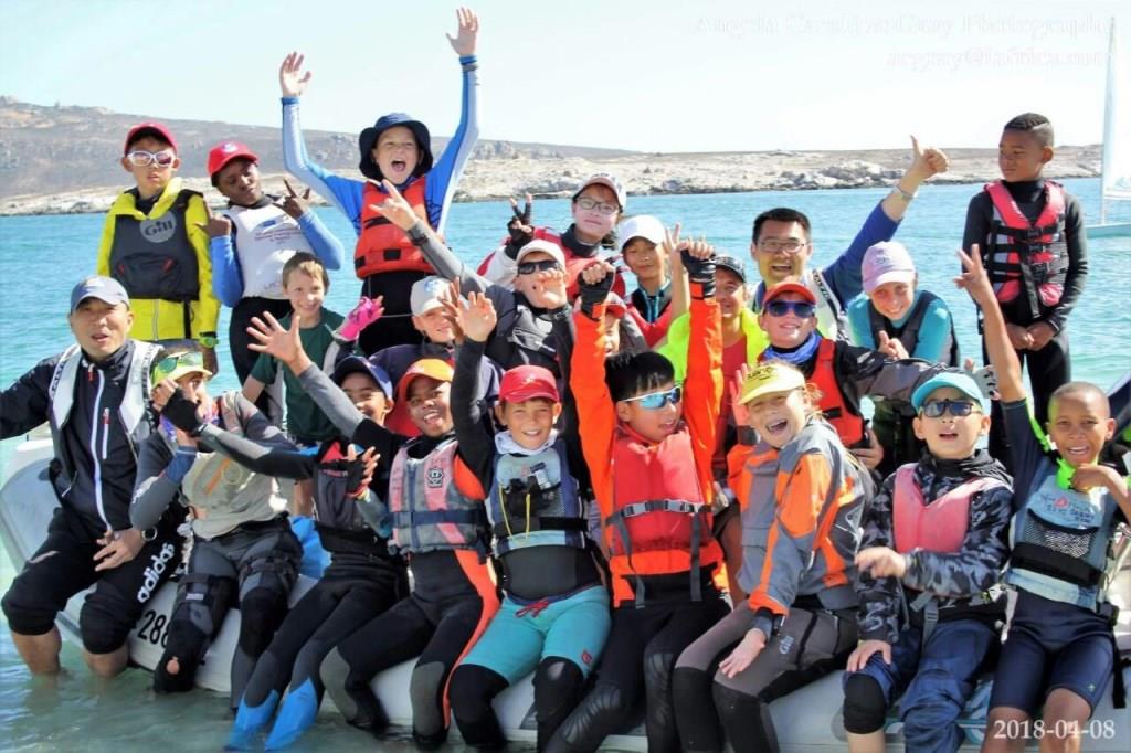 The participants of the Western Cape Sailing Championships in Langebaan