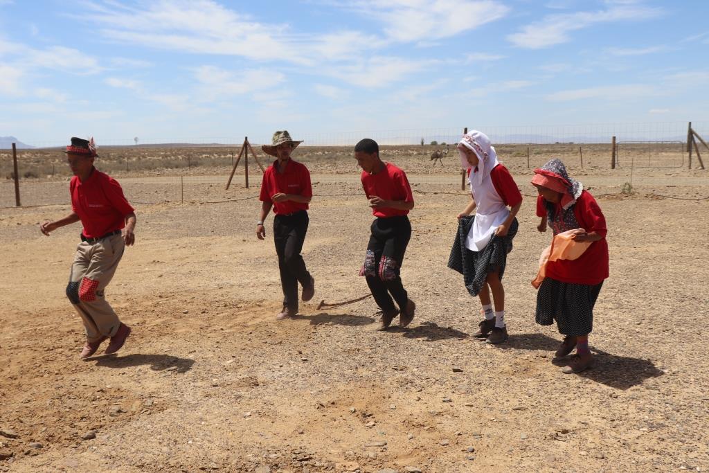 The Witzenberg Riel dancers treating guests to a performance