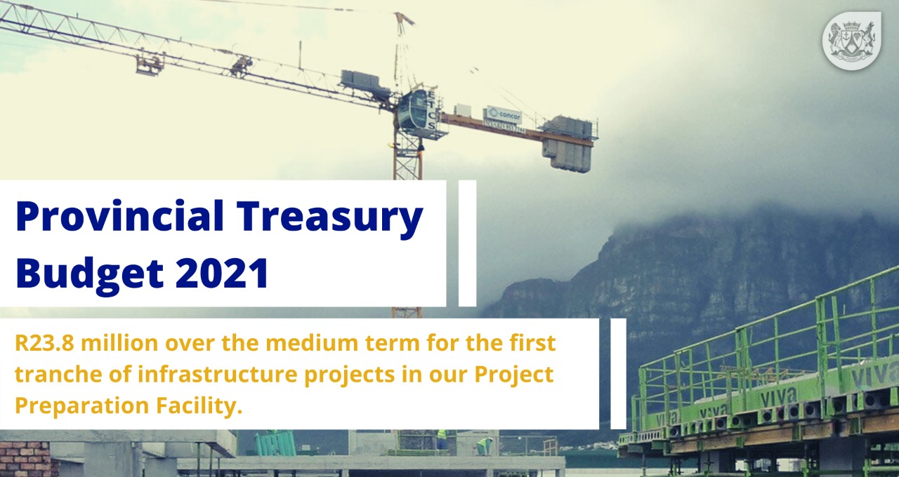 R23.8 million over the medium term for the first tranche of infrastructure projects in our Project Preparation Facility