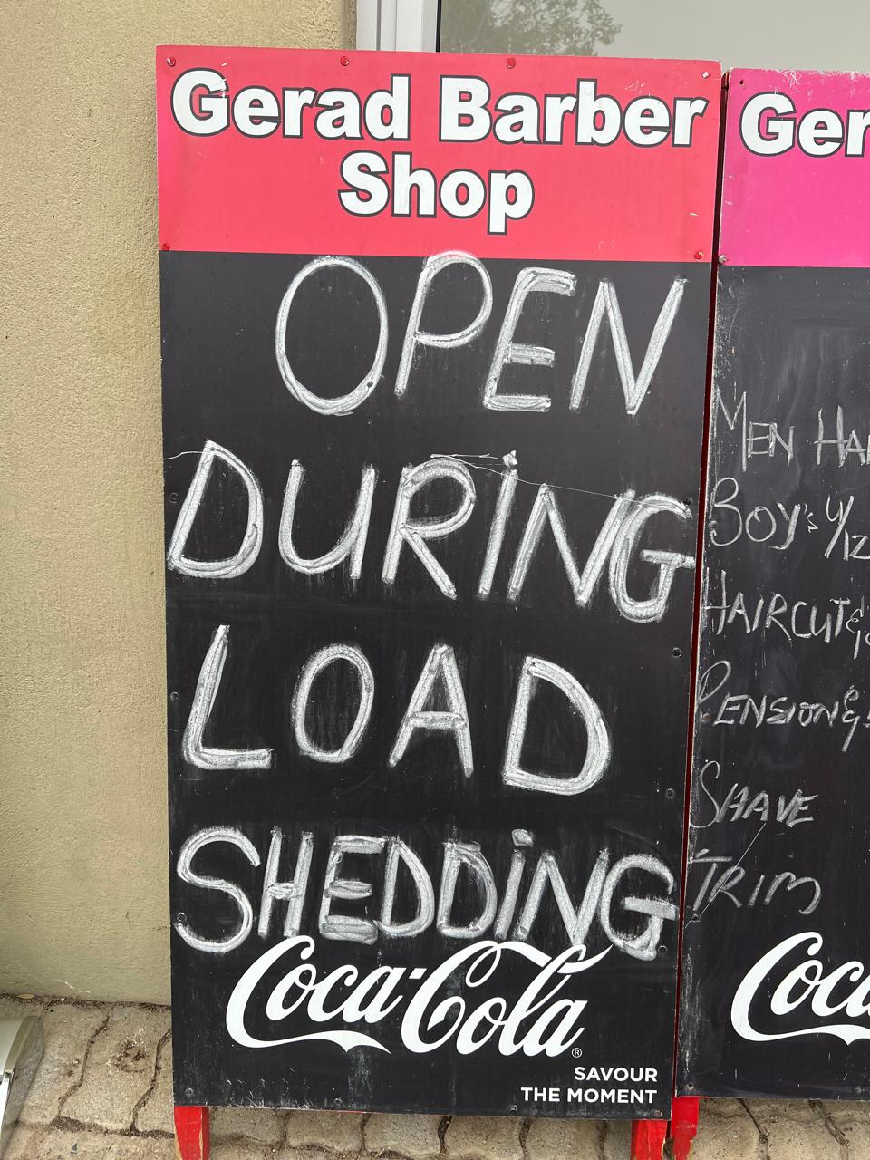 Open during load shedding