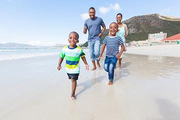 Family at the Beach